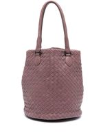 Bottega Veneta Pre-Owned sac seau en cuir Intrecciato (années 2000) - Violet - thumbnail