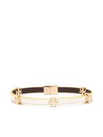 Tory Burch bracelet Eleanor à design émaillé - Blanc