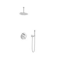 Hotbath Get together IBS2RA Regendoucheset inbouw - 15cm plafondarm - 25cm ronde hoofddouche - staafhanddouche - chroom IBS2RACR24