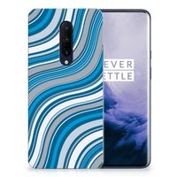 OnePlus 7 Pro TPU bumper Waves Blue - thumbnail