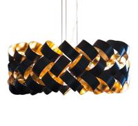 Pallucco - Ring 600 Hanglamp Mat Zwart / Mat Zwart / Goud