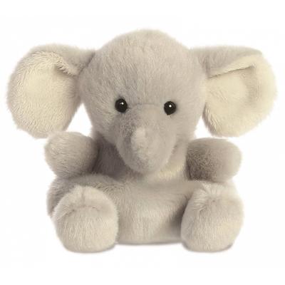 Aurora knuffelolifant Palm Pals junior 13 cm pluche grijs Aurora knuffelolifant Palm Pals junior 13 cm pluche grijs