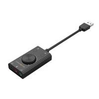 TerraTec AUREON 5.1 USB externe geluidskaart 2 in 1 USB Stereo Sound Card Adapter met volumeregelaar en volumeregeling Plug & Play voor PC, notebook, tablet, MacBook