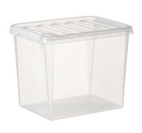 HEMA Opbergbox 14L Brussels Transparant 34x25x27 (transparant) - thumbnail