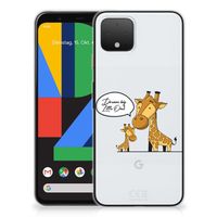 Google Pixel 4 Telefoonhoesje met Naam Giraffe - thumbnail