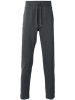 Dolce & Gabbana pantalon de jogging à liens de resserrage - Gris