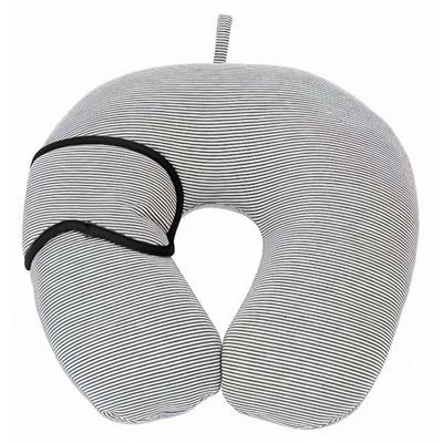 Pro World Nekkussen Streepjes 28 Cm Polyester Lichtgrijs