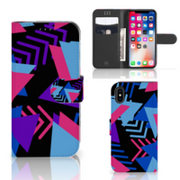 Apple iPhone X | Xs Book Case Funky Triangle - thumbnail