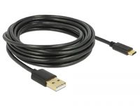 DeLOCK 83669 USB-kabel 4 m USB 2.0 USB A USB C Zwart - thumbnail