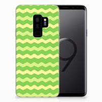 Samsung Galaxy S9 Plus TPU bumper Waves Green - thumbnail