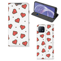 OPPO A73 5G Hoesje met Magneet Hearts