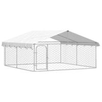 Bussandri Exclusive - Hondenkennel met dak 300x300x150 cm