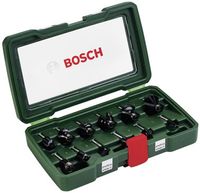 Bosch Accessoires 12 delige hardmetalen frezenset (Ø 1/4" schacht (6,35 mm) ) - 2607019465