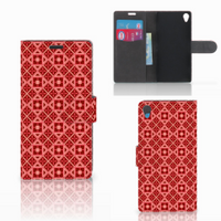 Sony Xperia Z3 Telefoon Hoesje Batik Rood