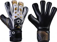 Elite keepershandschoenen Combat F latex/foam zwart/goud