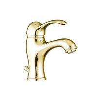 Wastafelmengkraan Sapho Kirké 1-hendel Gebogen 16.6 cm Goud Sapho