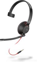 HP Blackwire 5210 Headset Bedraad Hoofdband Kantoor/callcenter Zwart - thumbnail