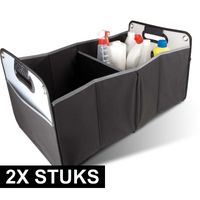 2x stuks Auto kofferbak organizers tas 35 x 30 x 60 cm - thumbnail