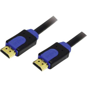 LogiLink CHB1101 HDMI-kabel HDMI Aansluitkabel HDMI-A-stekker, HDMI-A-stekker 1.00 m Zwart 4K UHD