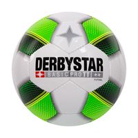 Derbystar Futsal Basic Pro TT Zaalvoetbal Wit Groen Maat 4