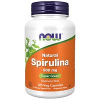 Spirulina, Nutrient Rich Superfood, 500 mg, 120 Veggie Caps - Now Foods - Qty 1