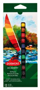 Olieverf Derwent Academy blister ÃƒÆ' 12 tubes ÃƒÆ' 12ml assorti