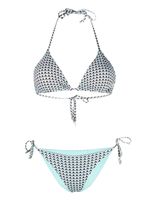 Fisico bikini à imprimé géométrique - Bleu