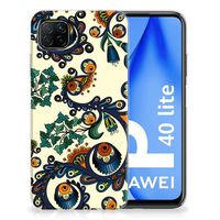 Siliconen Hoesje Huawei P40 Lite Barok Flower