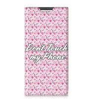 Samsung Galaxy S22 Ultra Design Case Flowers Pink DTMP - thumbnail