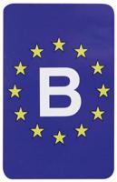 Carpoint Europasticker B 11 x 7 cm vinyl blauw