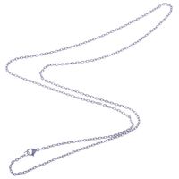 LGT Jewels Jasseron koord ketting Zilver 2mm-60cm