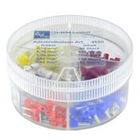 Vogt Verbindungstechnik 737035 Assortiment adereindhulzen 0.5 mm², 0.75 mm², 1 mm², 1.5 mm², 2.5 mm² Deels geïsoleerd Oranje, Wit, Geel, Rood, Blauw 400 stuk(s) - thumbnail