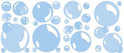 RoomMates muurstickers bubbels vinyl 31 stuks RoomMates muurstickers bubbels vinyl 31 stuks