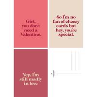 A-Journal Wenskaarten Set Valentijnsdag - 15 Stuks - Overig (8719325945829)