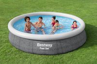 Bestway Fast Set Set Met Rond Opblaasbaar Zwembad 3,66 m x 76 cm - thumbnail