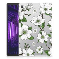 Lenovo Tab M10 Plus Siliconen Hoesje Dogwood Flowers - thumbnail