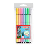 STABILO Pen 68 8er viltstift Medium Multi kleuren 8 stuk(s)