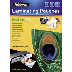 Fellowes 100 micron lamineerhoes glanzend A4 - 100 pak