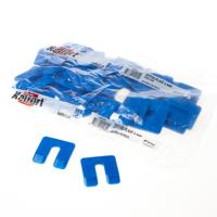 Uitvulplaatjes blauw 50x47x4mm (48)zak