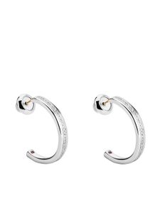 TANE México 1942 Cozy diamond hoop earrings - Argent