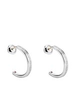 TANE México 1942 Cozy diamond hoop earrings - Argent