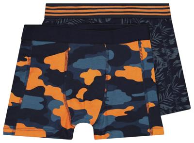 HEMA Kinderboxers Camo 2 Stuks Donkerblauw (donkerblauw) HEMA Kinderboxers Camo 2 Stuks Donkerblauw (donkerblauw)