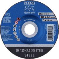 PFERD EH 125-3,2 SG STEEL 61320232 Doorslijpschijf gebogen 125 mm 25 stuk(s) Staal - thumbnail