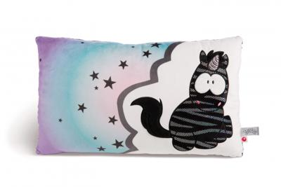 Nici kussen Starlight Mystery junior 41 x 24 cm pluche zwart Nici kussen Starlight Mystery junior 41 x 24 cm pluche zwart