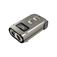 NiteCore TINI 2 Titanium Zaklamp werkt op een accu LED 500 lm 22 g - thumbnail