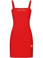 Dolce & Gabbana DGVIB3 robe courte à encolure carrée - Rouge