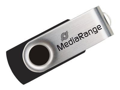 MediaRange 64GB USB 2.0 USB flash drive USB Type-A / Micro-USB Zwart, Zilver