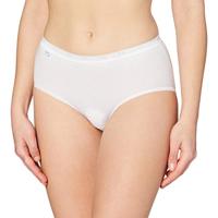 Sloggi Dames Basic+ Midi Brief Wit, 20, Wit