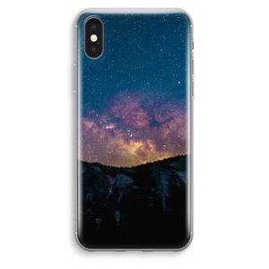 Travel to space: iPhone XS Max Transparant Hoesje