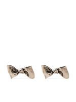 Acne Studios puces d'oreilles à design de nœud - Argent